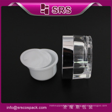 Empty Cosmetic Container Acrylic Cream Jar And Clear 50ml Luxury Cosmetic Packaging